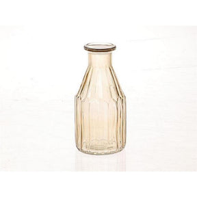 Hbx naturlig levende vase meridian ø7,5xh16,5cm gul