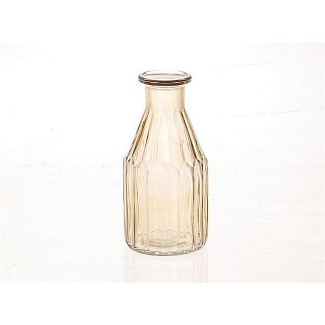 Hbx naturlig levende vase meridian ø7,5xh16,5cm gul