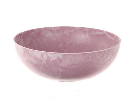 Hbx naturlig levende skål melamin dia.25x9cm pink