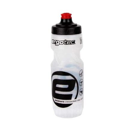 Ergotec vandflaske 750ml - hvid gennemsigtig