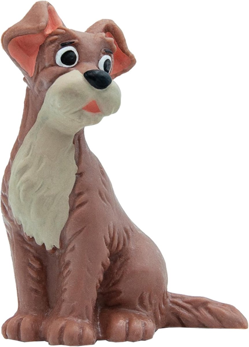 Bullyland 12446 – Lady and the Tramp figur med klapvogn – naturtro og detaljeret design – ideel som kagefigur, samlerobjekt eller lille gave til børn fra 3 år og derover