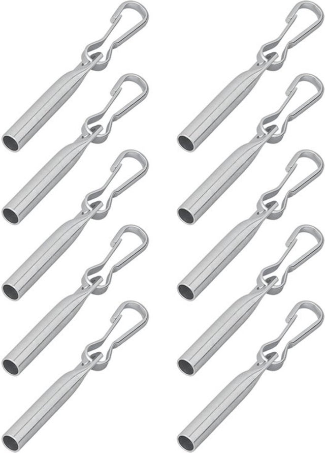 Proplus kabeleindsluiting - staal - ø 6 mm - 90 mm - simplex haken - 10 stuks