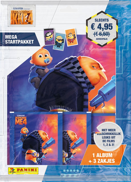 Panini despicable me 4 - startpakke med klistermærker