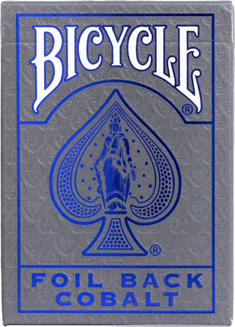 Cykel metalluxe cobalt rytterryg - premium spillekort - poker - kold folie finish - samleobjekt