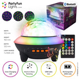 Partyfun lights bluetooth højttaler ufo disco