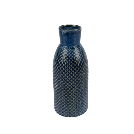Decoris vase porcelæn h26,5cm blå