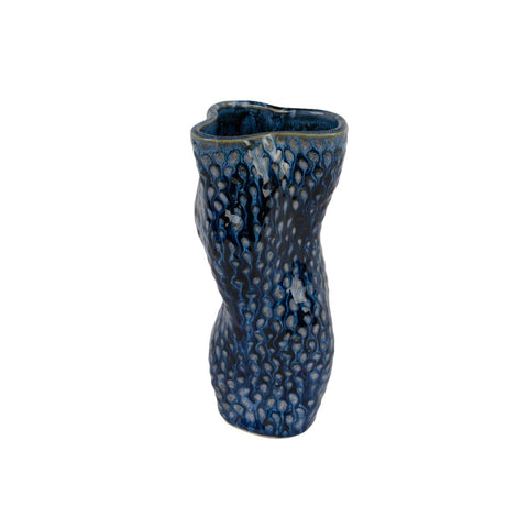 Decoris vase porcelæn h20cm blå