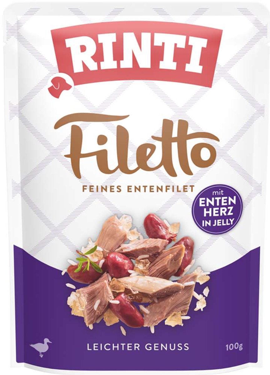 Rinti - filetpose gelé 24x100g - andehjerte i gelé