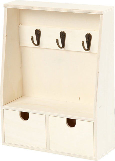 Creativ virksomhed https: www.cchobby.nl nøgleskab-h-28-5-cm-d-5-8-cm-w-22-cm-1-piece