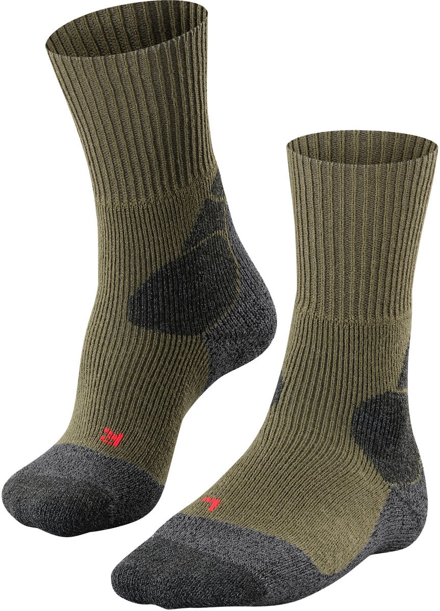 Falke tk-x expedition ultra tyk polstring uld funktionsmateriale vandrestrømper herre grøn - str. 39-41