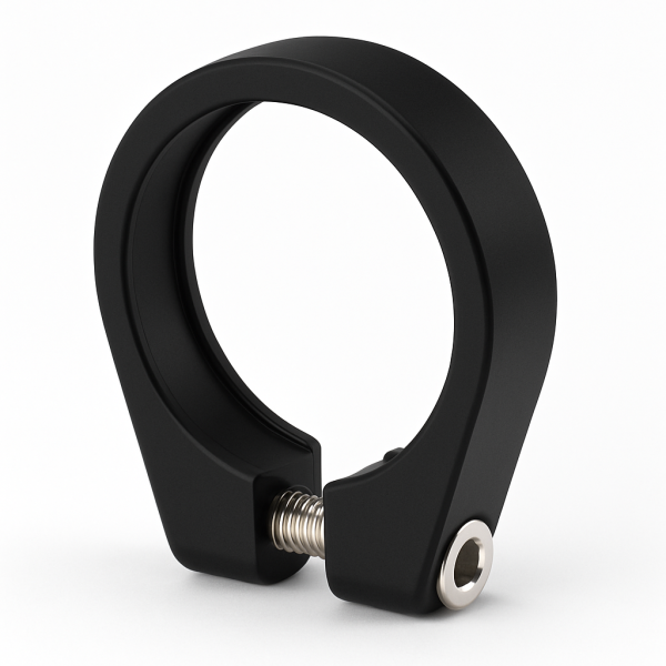 SEAT PEN CLAMP Ø34.9 Aluminium med Allen - Sort