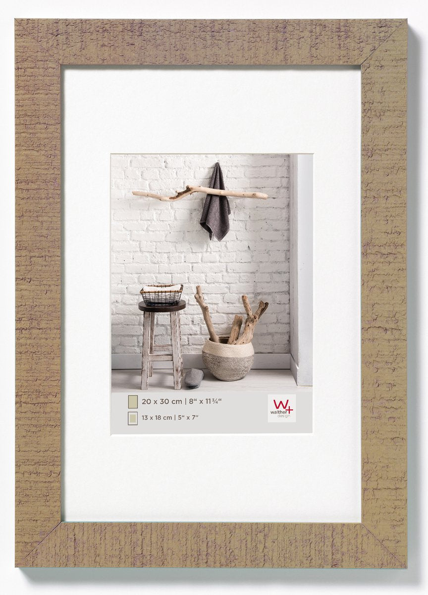 Walther home - træramme - fotostørrelse 60x90 cm - beige brun