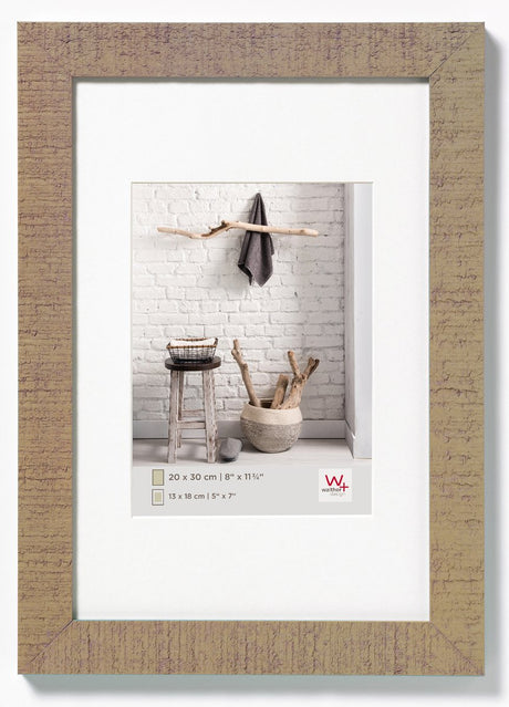 Walther home - træramme - fotostørrelse 60x90 cm - beige brun