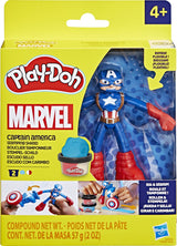 Play-doh marvel kaptajn amerika frimærkeskjold - modellervoks
