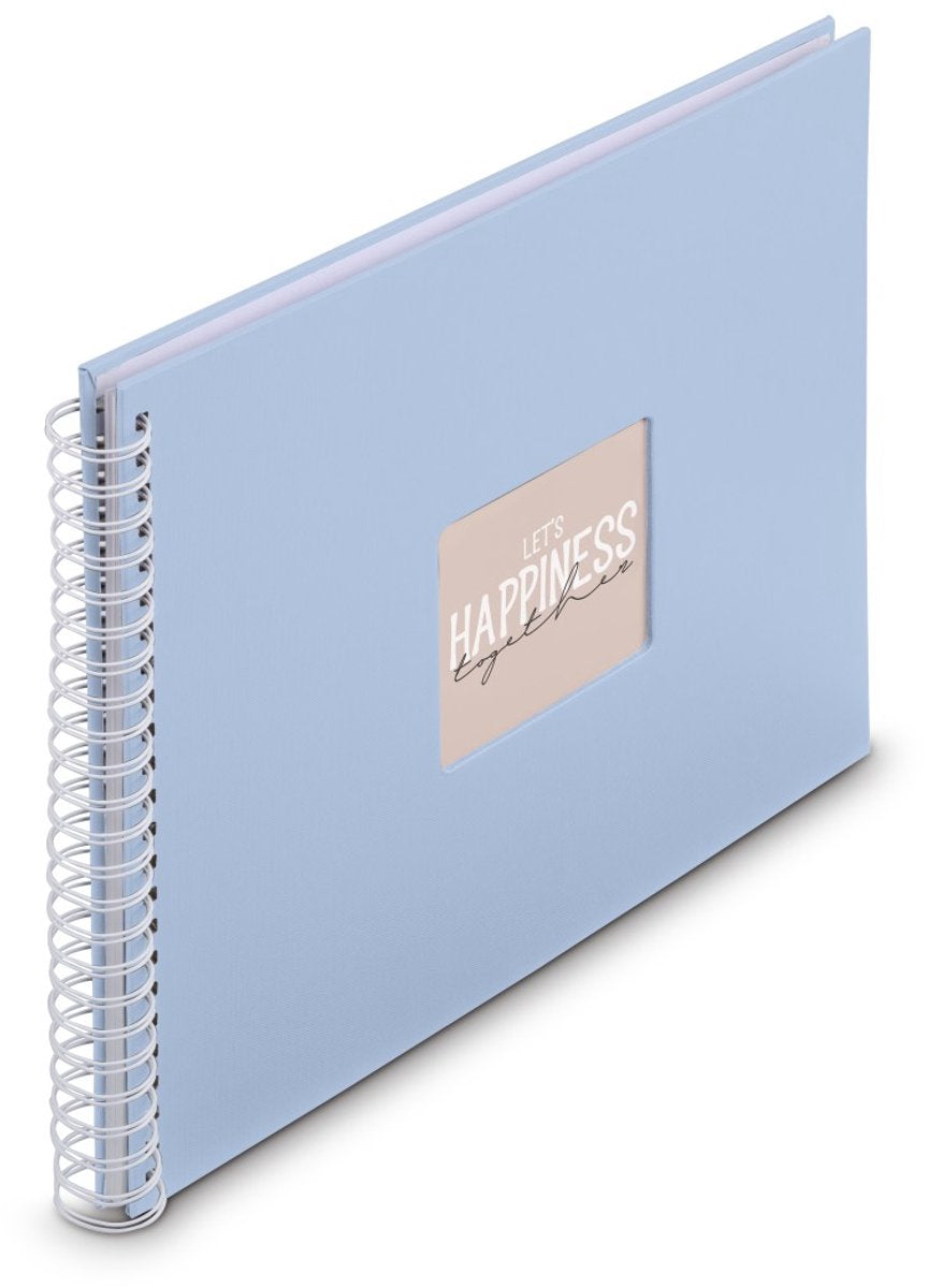 Hama spiral fotoalbum - kunst - 36x32 - 50 sider - lagune