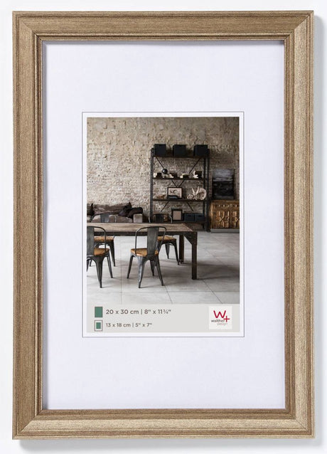 Walther lounge - fotoramme - fotostørrelse 15x20 cm - stål