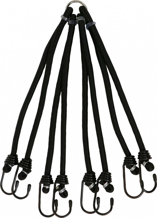 Carpoint edderkoppebind 8-arm ø8 mm 55 cm sort