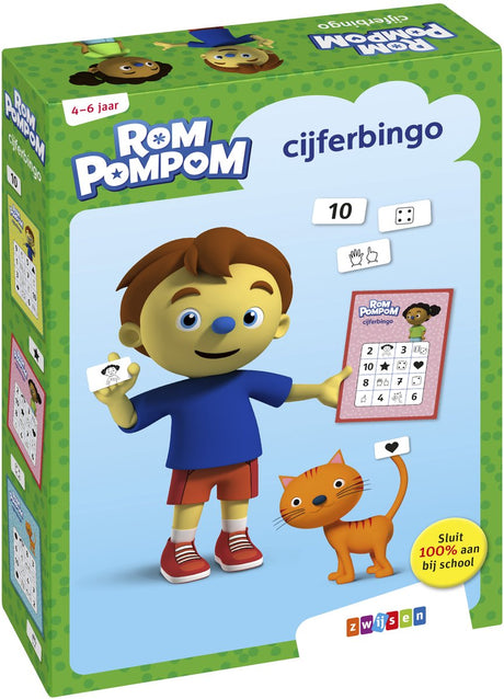Zwijsen romppompom nummer bingo. 4+