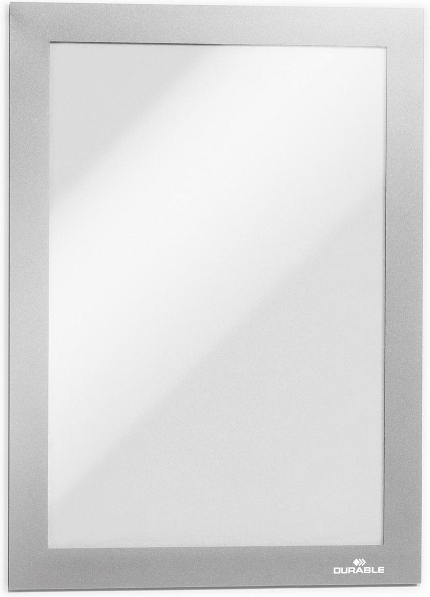 Holdbar duraframe 494723 magnetisk a5 sølv 5 stk