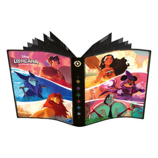 Ravensburger disney lorcana tcg - nicholas kole lorebook-kortportefølje
