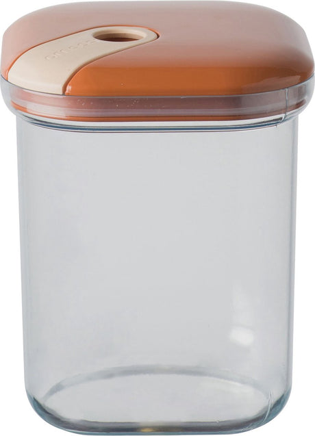 Omada - trækboks opbevaringskrukke 1 liter - polypropylen - orange -