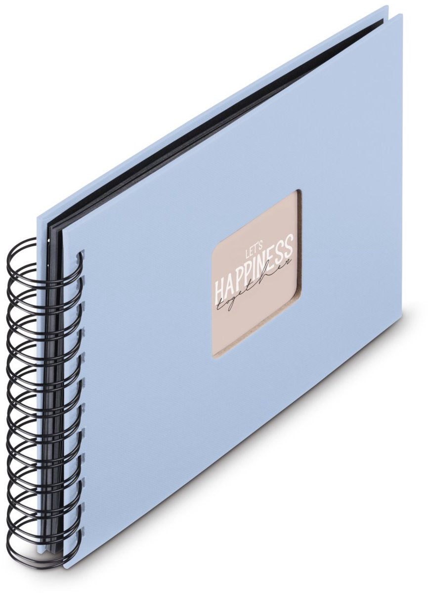 Hama spiral fotoalbum - kunst - 24x17 - 50 sider - lagune
