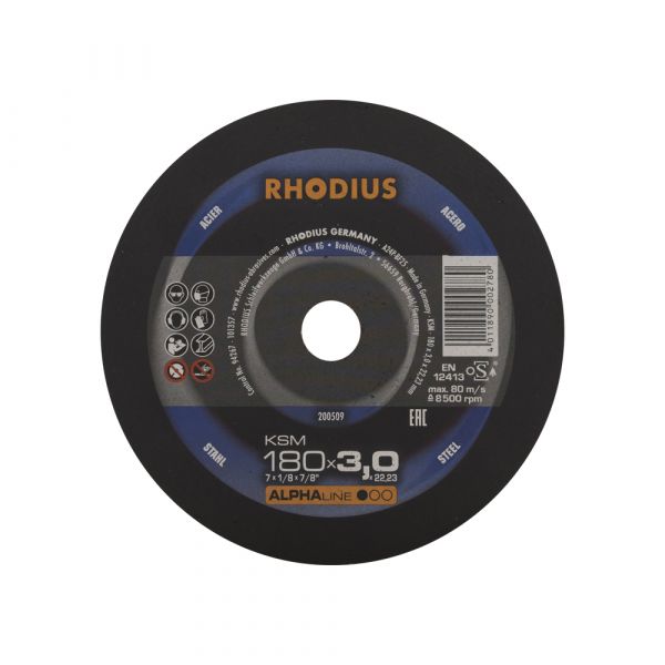 Skæring af disk 180x3 metal