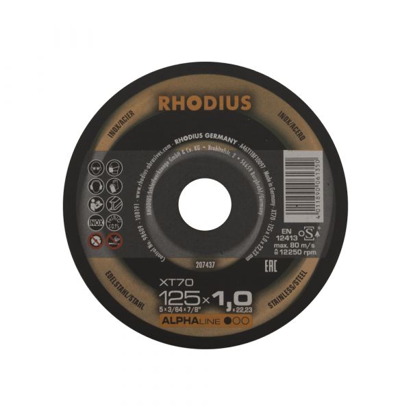 Skæring af disk 125x1 10 i dåse