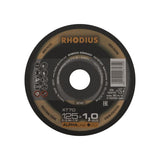 Skæring af disk 125x1 10 i dåse