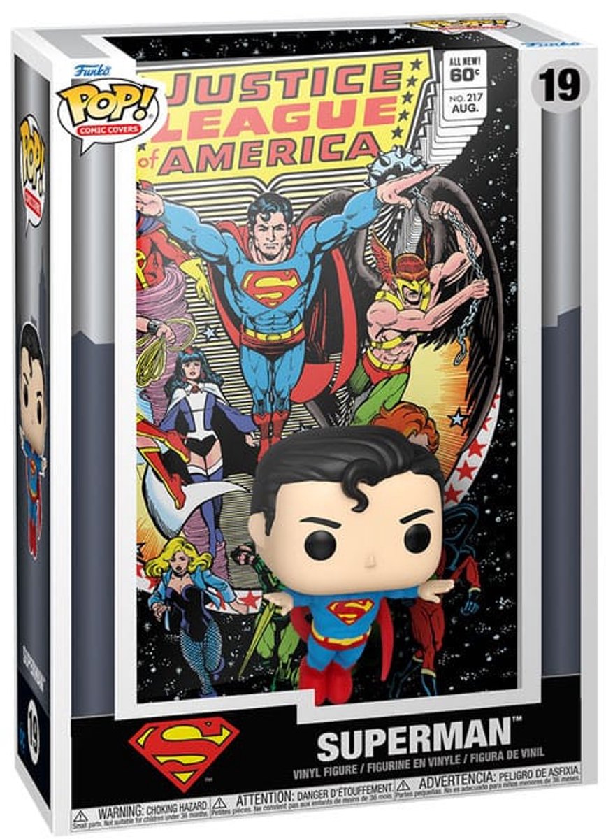 Funko pop tegneseriecover: superman pop #19