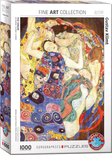 Eurographics - jomfruen [die jungfrau] - gustav Klimt - 1000 brikker 48×68cm (b×h) - kunstpuslespil