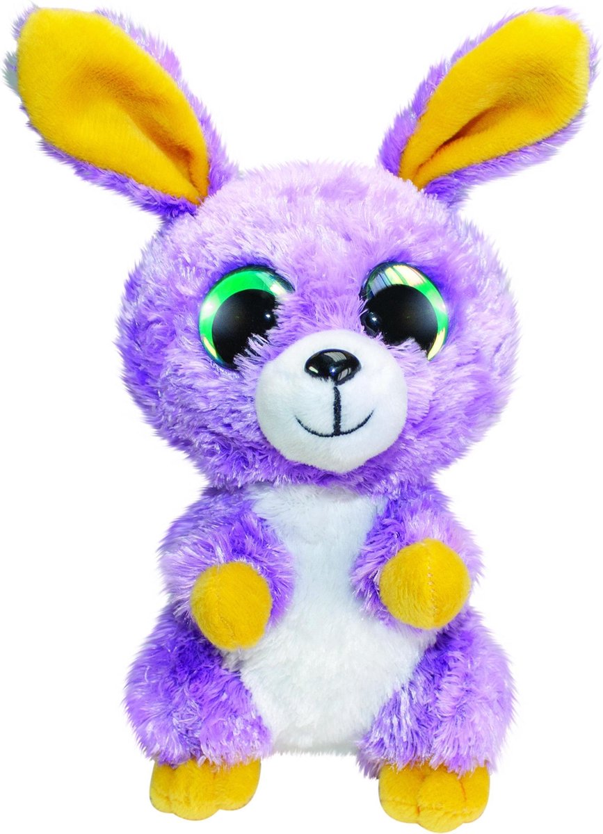 Lumo stjerner lumo bunny lilla - klassisk - 15cm