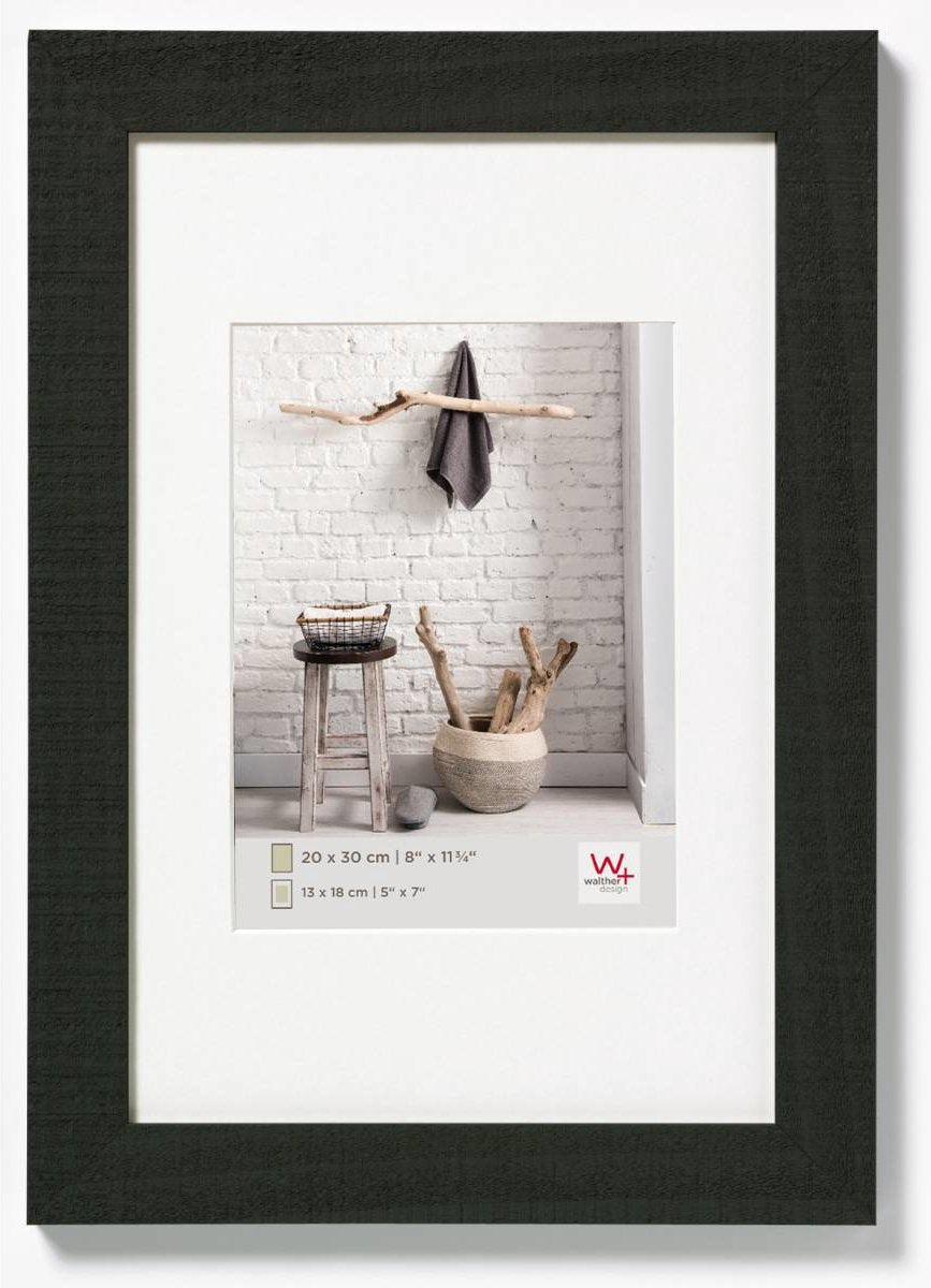 Walther home - træramme - fotostørrelse 50x70 cm - sort
