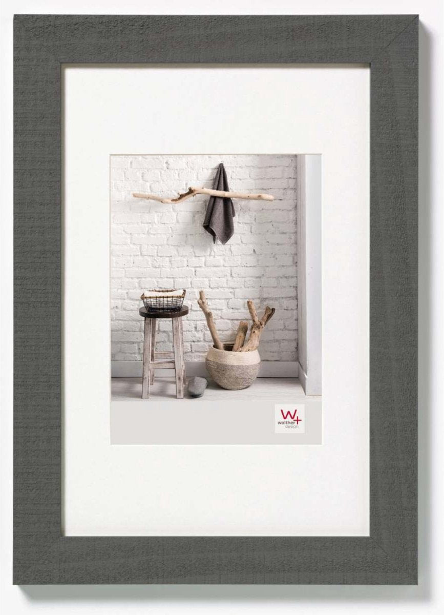 Walther home - træramme - fotostørrelse 30x45 cm - grå