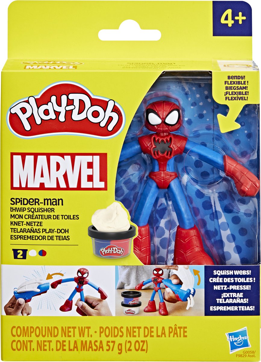 Play-doh marvel figurer assorteret