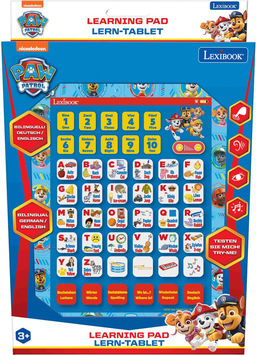 Lexibook paw patrol tosproget pædagogisk tablet (da)