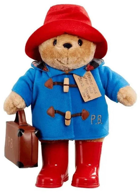 Rainbow designs paddington with rain boots and suitcase cuddly toy - 36 cm - plush