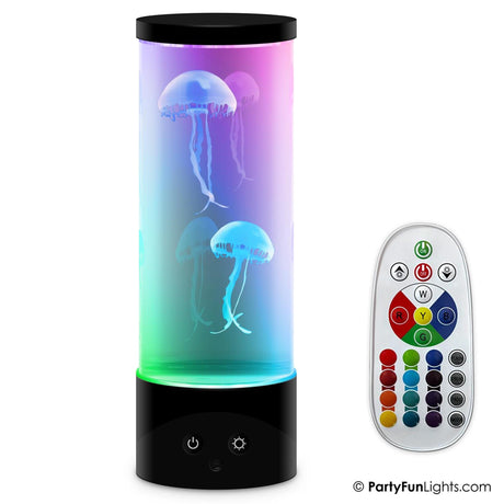 Partyfun lights bordlampe vandmænd flerfarvet LED fungerer på 3XAA batteri og USB