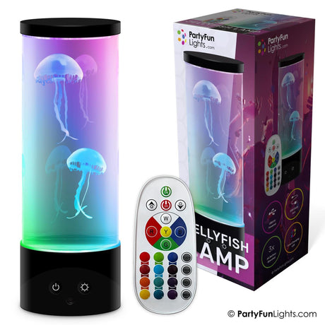 Partyfun lights bordlampe vandmænd flerfarvet LED fungerer på 3XAA batteri og USB