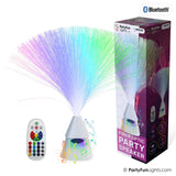 Partyfun lys fiberoptisk party bluetooth højttaler farve skiftende
