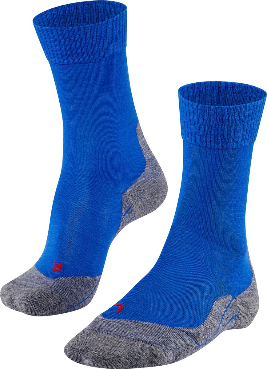 Falke tk5 anti-blister tyndt uld funktionsmateriale gåstrømper herre blå - str. 46-48