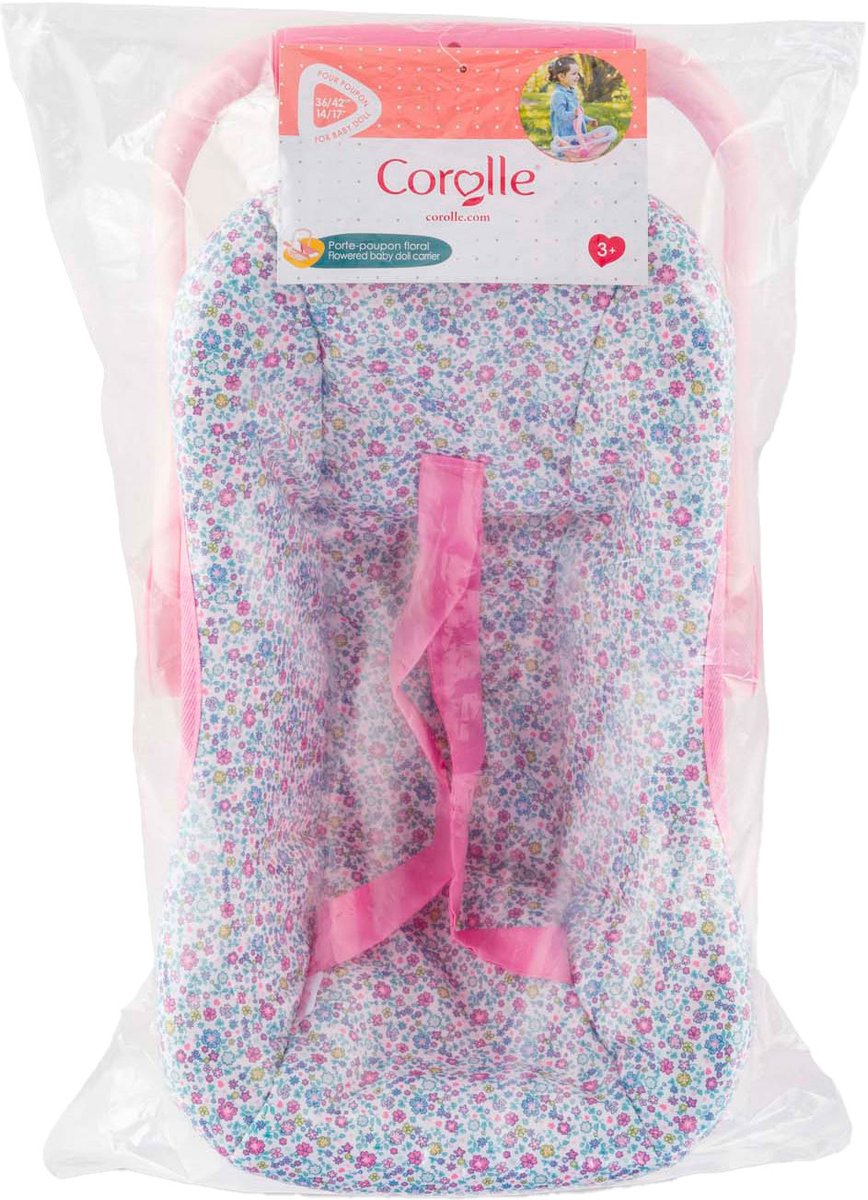 Corolle dukker bæresele blomster baby dukke 36cm pink legetøj.