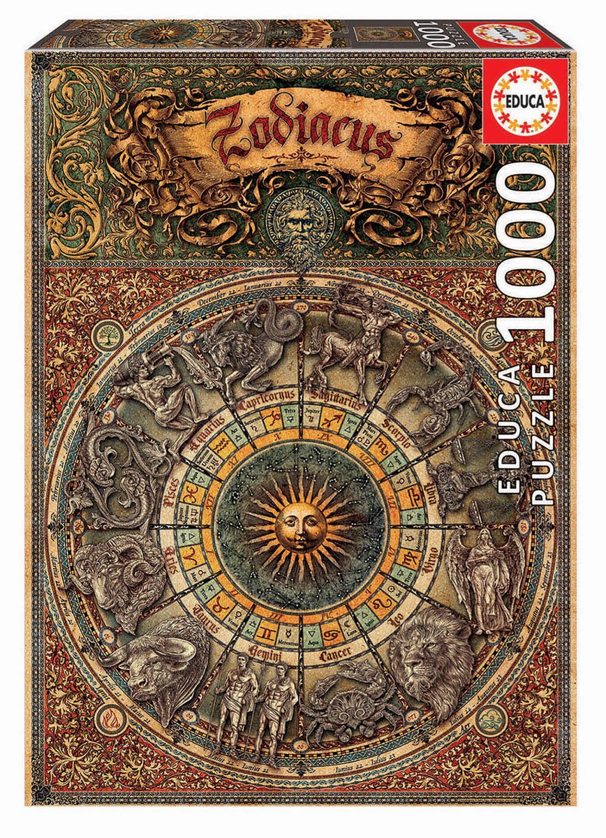 Educa - puslespil - 1000 brikker - stjernetegn
