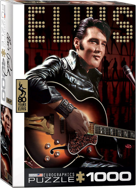 Eurographics - elvis presley comeback special - 1000 brikker 68×48cm (b×h) - puslespil