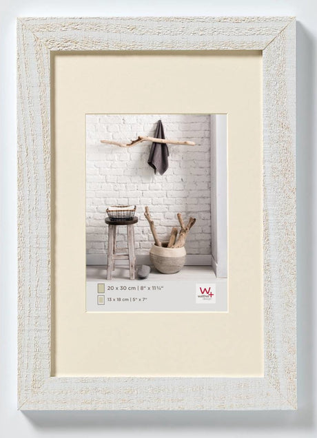 Walther home - træramme - fotostørrelse 30x40 cm - polarhvid