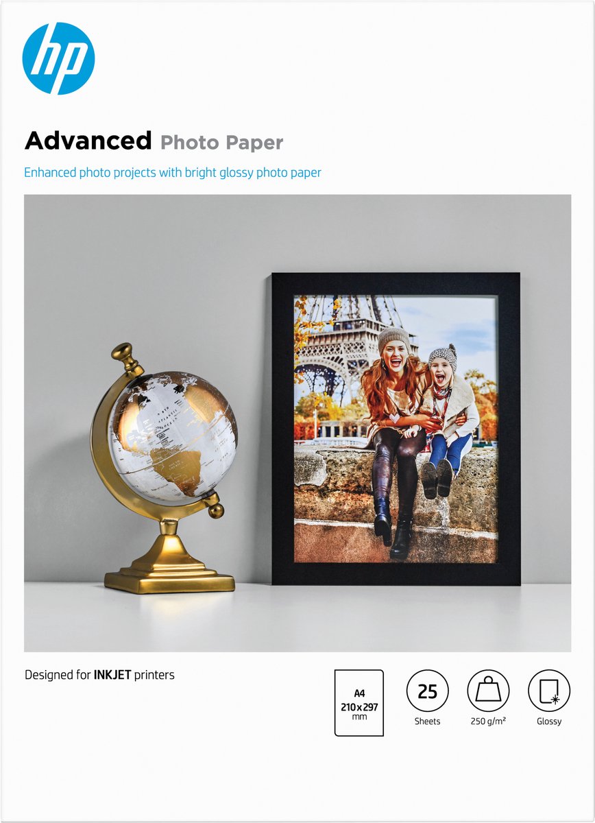 HP Q5456a avanceret - blankt fotopapir 250g A4