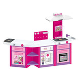Dolu barbie legekøkken + lyd pink