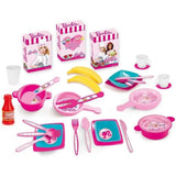 Dolu barbie legekøkken + lyd pink