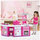 Dolu barbie legekøkken + lyd pink