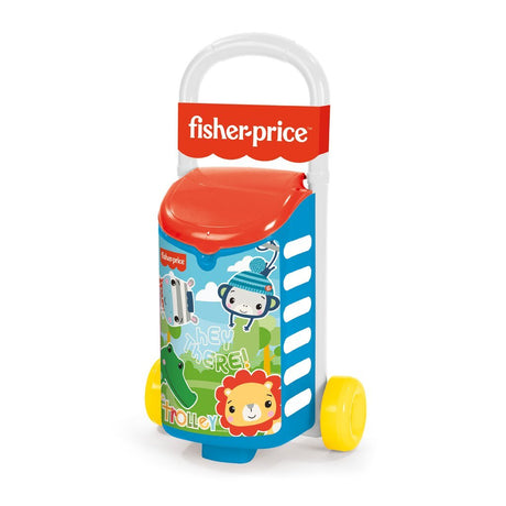 Dolu fisher price trolly med kugler 25 stk